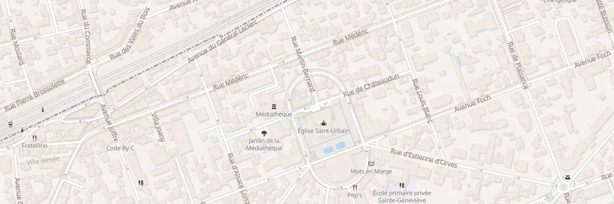 Plan du 16 Rue de Châteaudun à La Garenne-Colombes