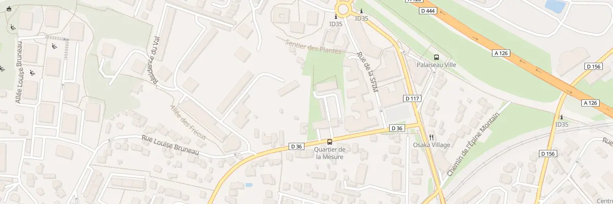 Plan du 14 Rue Maurice Berteaux à Palaiseau