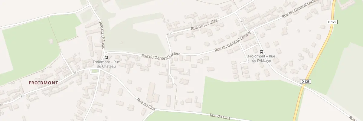 Plan du 54 Rue du Général Leclerc à Bailleul-sur-Thérain