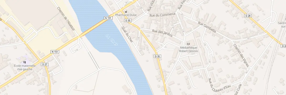 Plan du 14 Rue des Lavoirs à Saint-Florent-sur-Cher