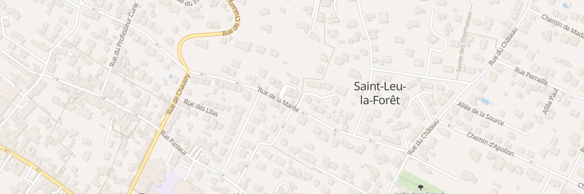 Plan du 28 Rue de la Marée à Saint-Leu-la-Forêt
