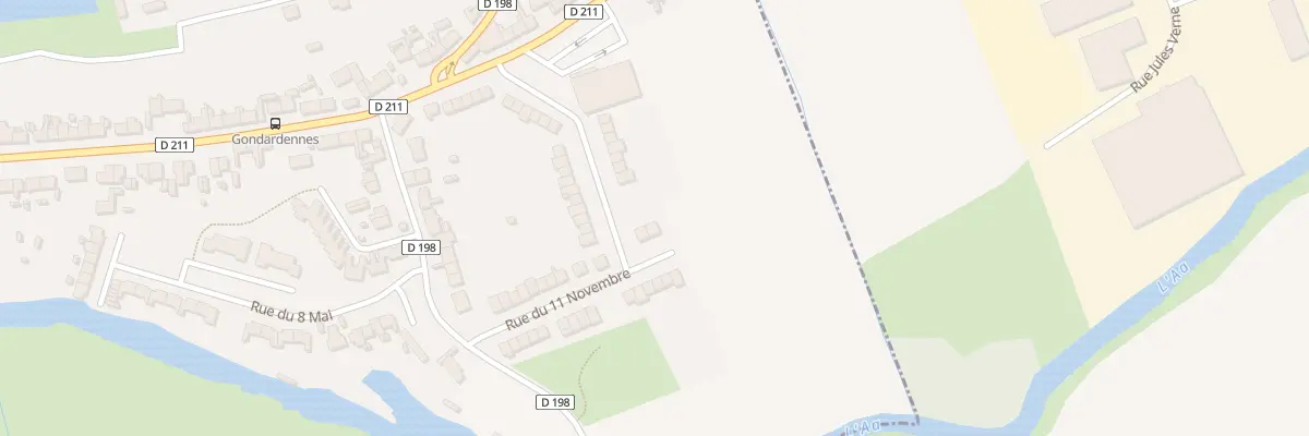 Plan du 23 Rue du Onze Novembre à Wizernes
