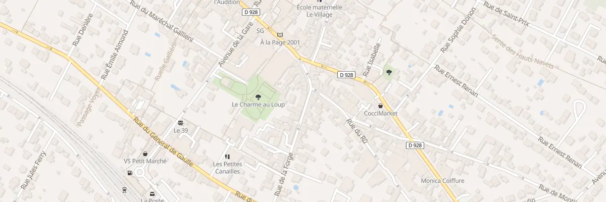Plan du 14 Rue de la Forge à Saint-Leu-la-Forêt