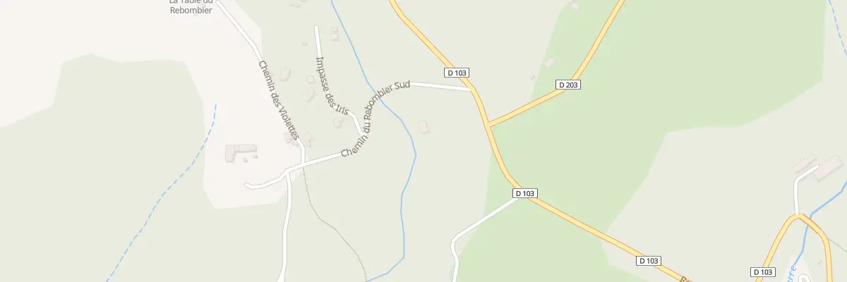 Plan du 1 Che du Rebombier Sud à Brousses-et-Villaret