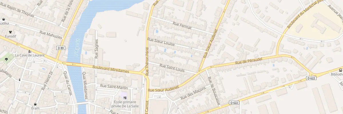 Plan du 17 Rue Saint Louis à Castres
