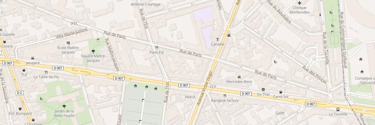 Plan du 33 Rue de Paris à Boulogne-Billancourt