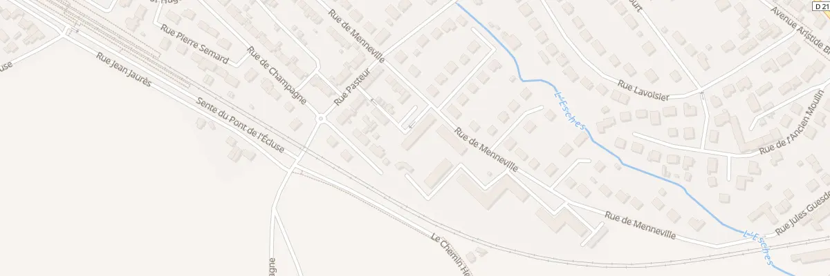 Plan du 303 Rue de Menneville à Chambly