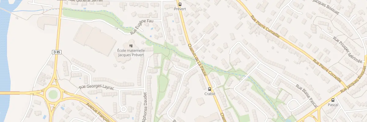 Plan du 107 Rue Courteline à Castres