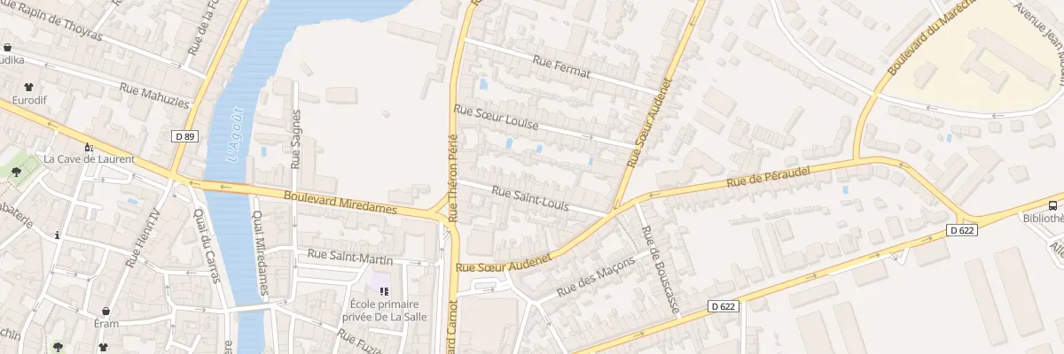 Plan du 19 Rue Saint Louis à Castres