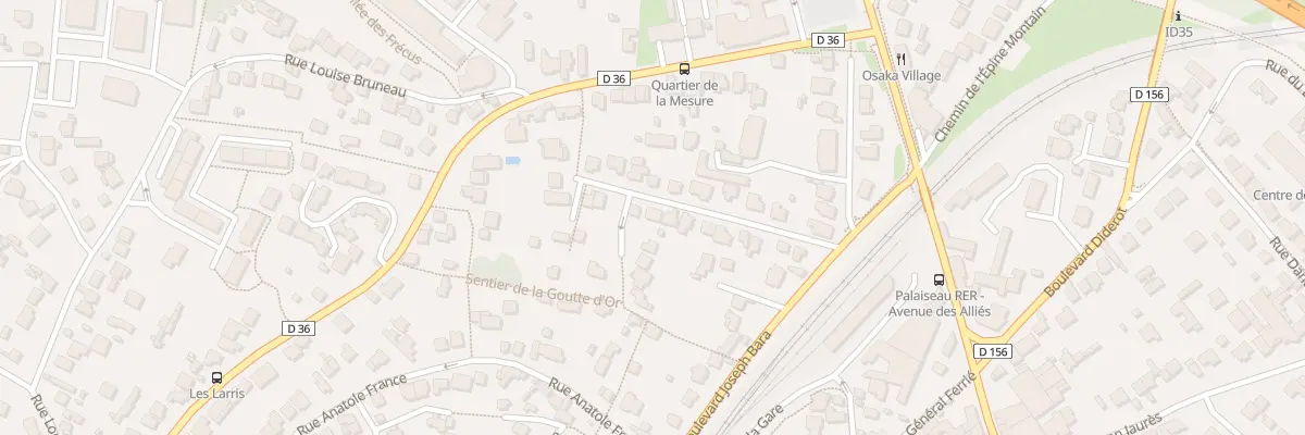 Plan du 17 Rue Joseph Bara à Palaiseau