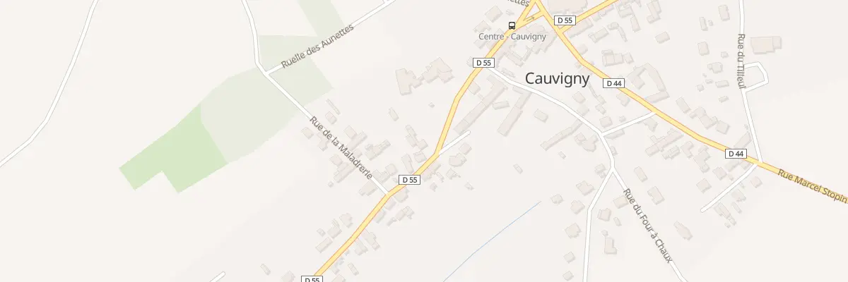 Plan du 8 Rue du Général de Gaulle à Cauvigny