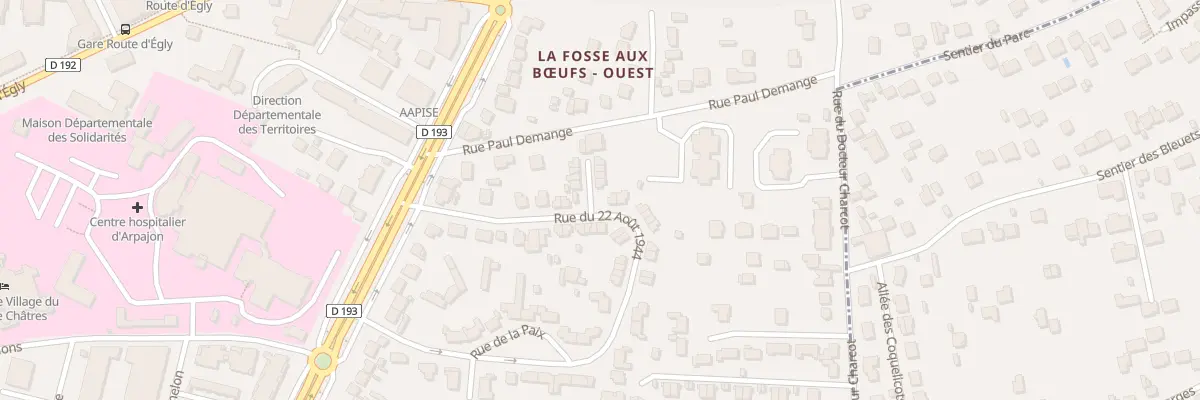 Plan du 37 Rue du 22 Aout 1944 à Arpajon