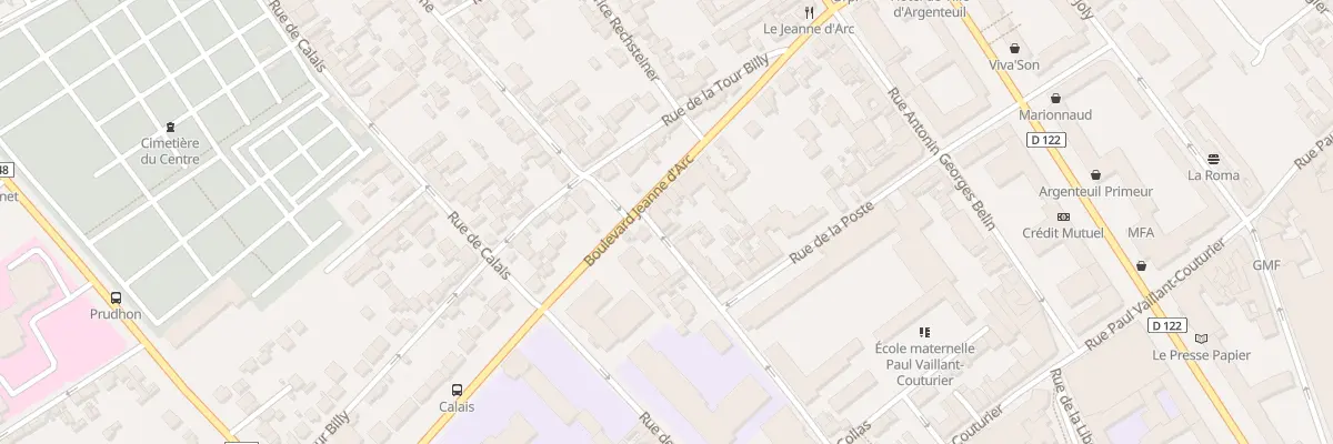Plan du 26 Rue de l’Abbe Fleury à Argenteuil