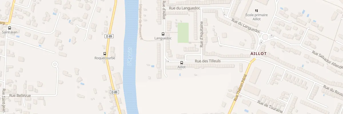 Plan du 2 Rue d’Aillot à Castres