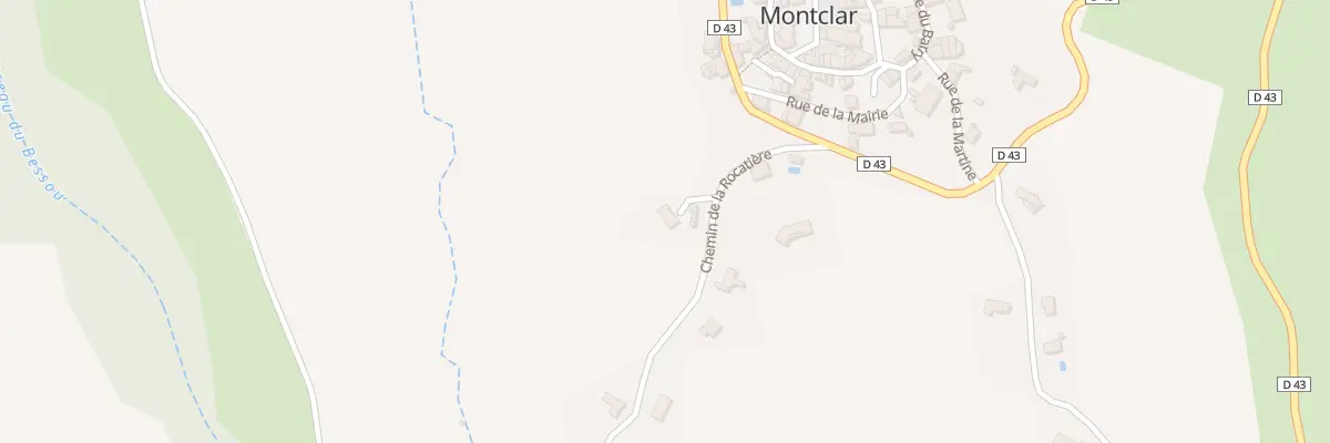 Plan du 5000 Che de la Rocatiere à Montclar