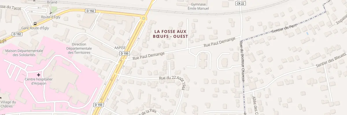 Plan du 29 Rue du 22 Aout 1944 à Arpajon