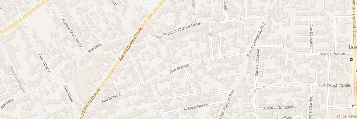 Plan du 44B Rue Brassat à Colombes