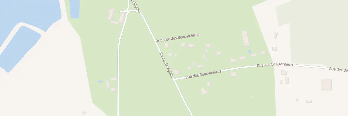 Plan du 400 Rte des Beauvinieres à Neuvy-en-Sullias