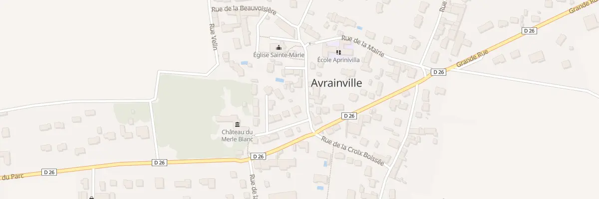 Plan du 3 Rue de L Eglise à Avrainville