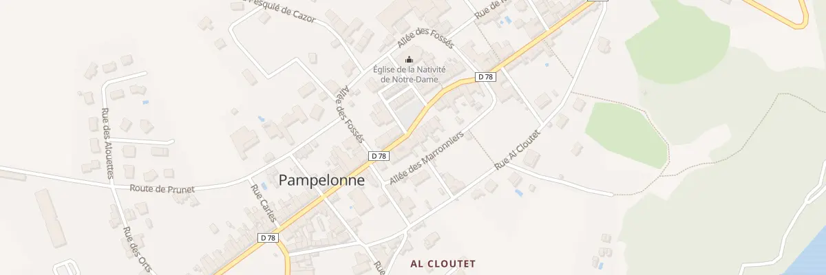 Plan du 12 Pl Lucien Fabre à Pampelonne