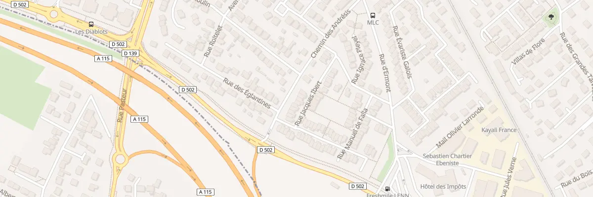 Plan du 6 Rue Jacques Ibert à Saint-Leu-la-Forêt