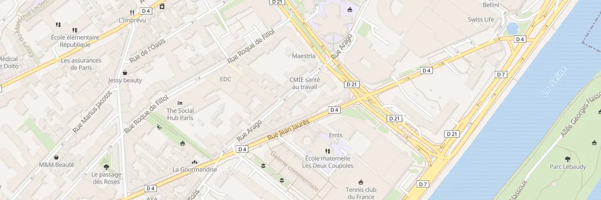 Plan du 24 Rue Arago à Puteaux