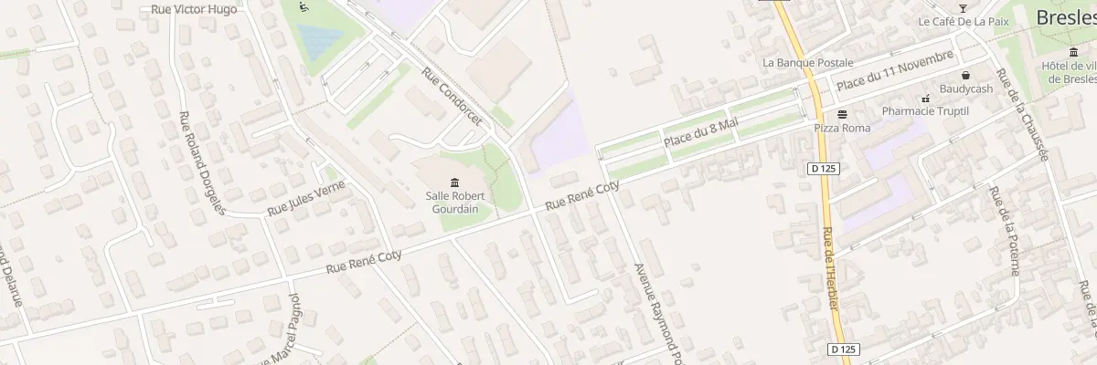 Plan du 2 Rue René Coty à Bresles