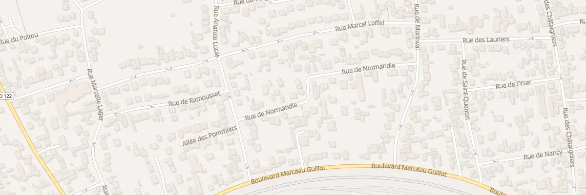 Plan du 34 Rue de Normandie à Argenteuil