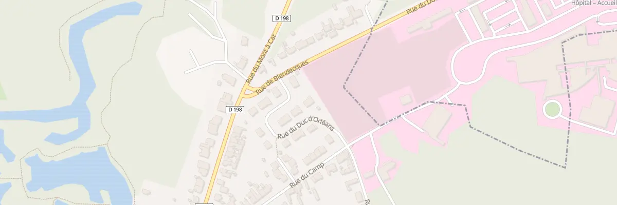 Plan du 175 Rue du Duc d’Orléans à Helfaut