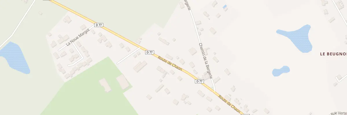 Plan du 58 Rte de Chaon à Brinon-sur-Sauldre
