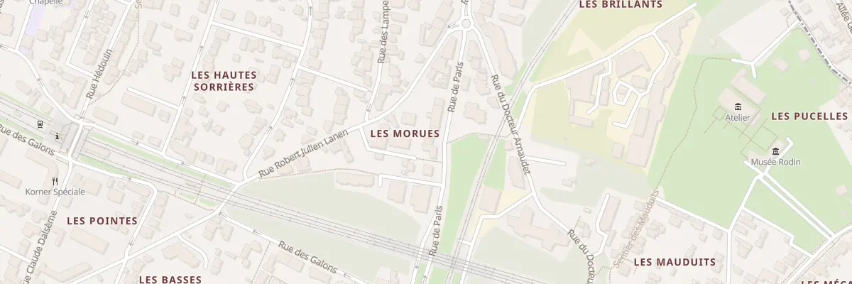 Plan du 16 Rue de Paris à Meudon