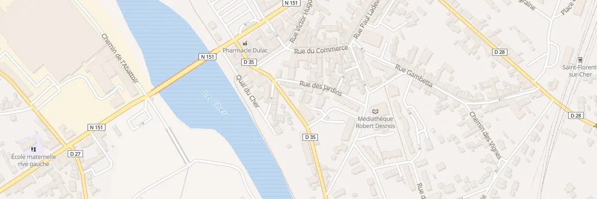 Plan du 11 Rue des Lavoirs à Saint-Florent-sur-Cher