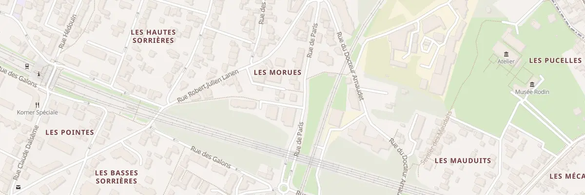 Plan du 20 Rue de Paris à Meudon