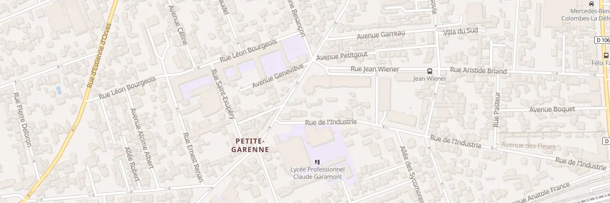 Plan du 165 Rue des Voies du Bois à Colombes