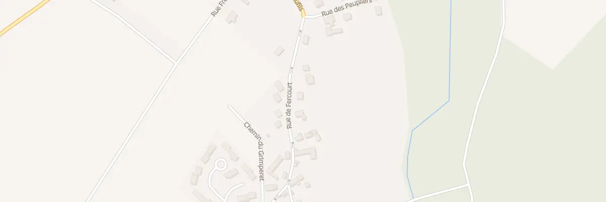 Plan du 46 Rue de Fercourt à Cauvigny