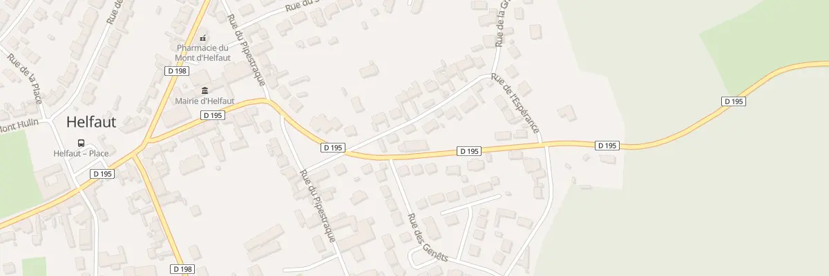 Plan du 68 Rue de l’Espérance à Helfaut