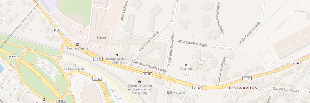 Plan du 9 Rue Jérôme Bonaparte à Massy