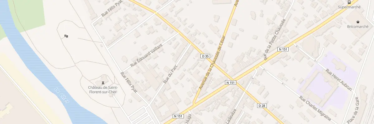 Plan du 22 Rue du Parc à Saint-Florent-sur-Cher