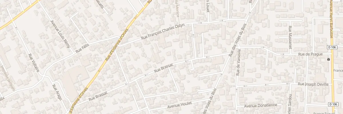 Plan du 42 Rue Brassat à Colombes