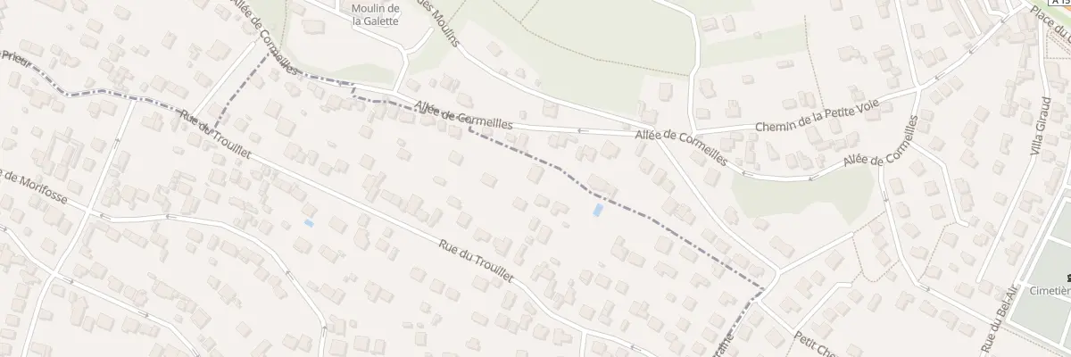 Plan du 34B Rue du Trouillet à Argenteuil