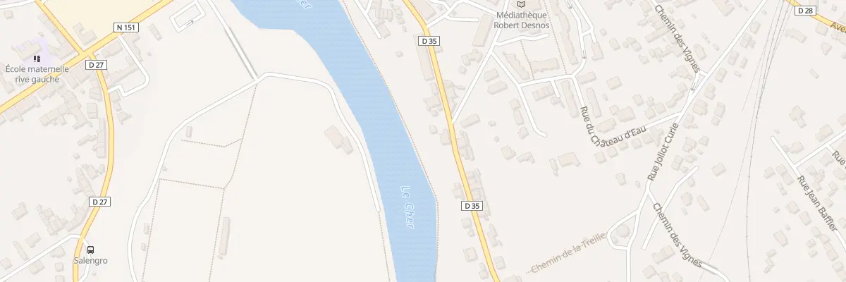 Plan du 22 Rue des Lavoirs à Saint-Florent-sur-Cher
