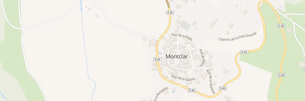Plan du 27 Le Village à Montclar