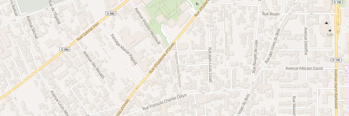Plan du 4 Av Della Monica à Colombes