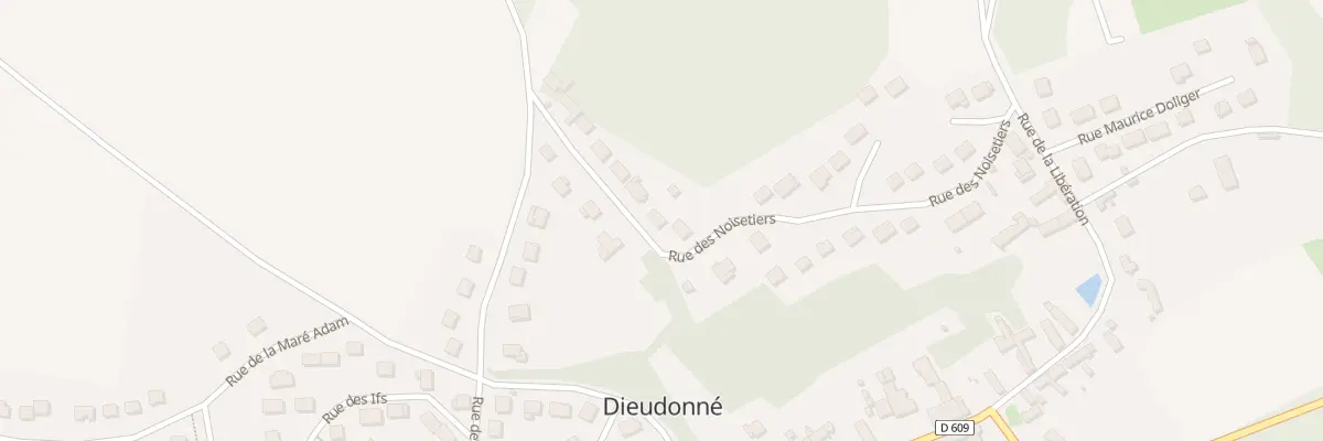 Plan du 30 Rue des Noisetiers à Dieudonné