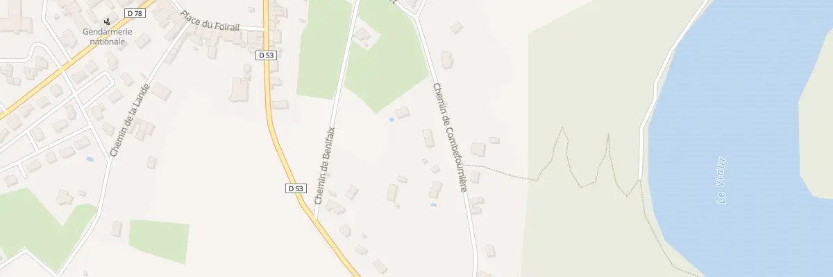 Plan du 2B Che de Combefournière à Pampelonne