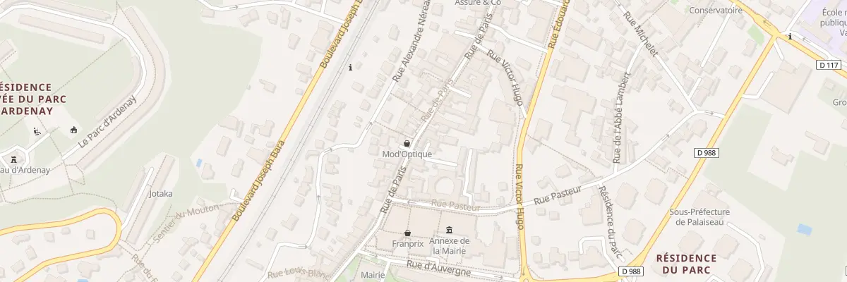 Plan du 59 Rue de Paris à Palaiseau