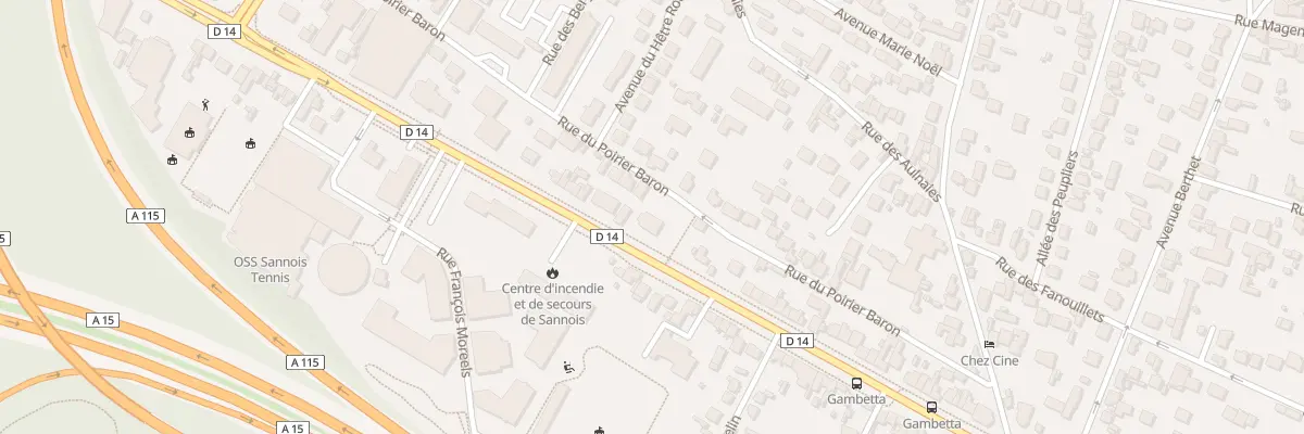 Plan du 50 Bd Gambetta à Sannois