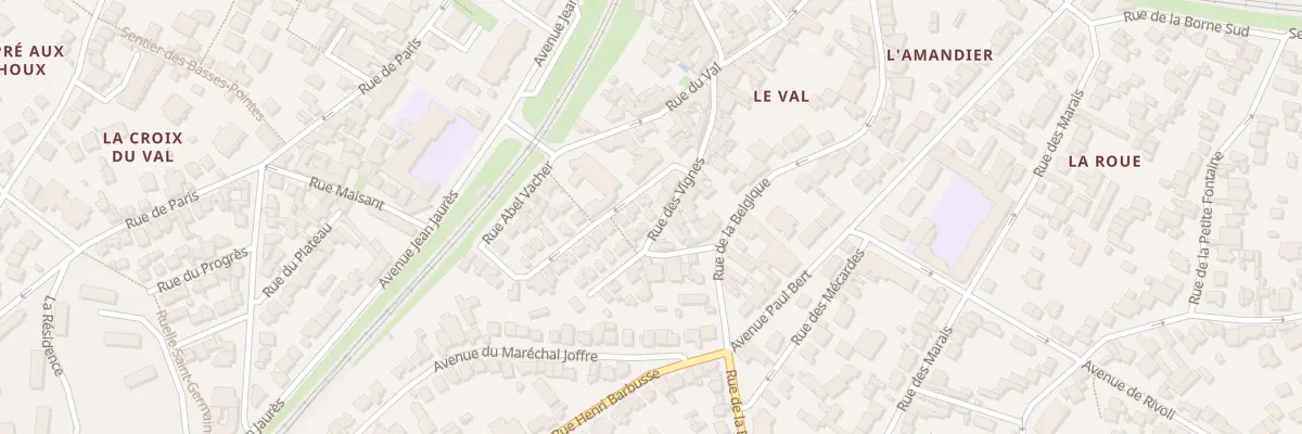 Plan du 32 Rue des Vignes à Meudon