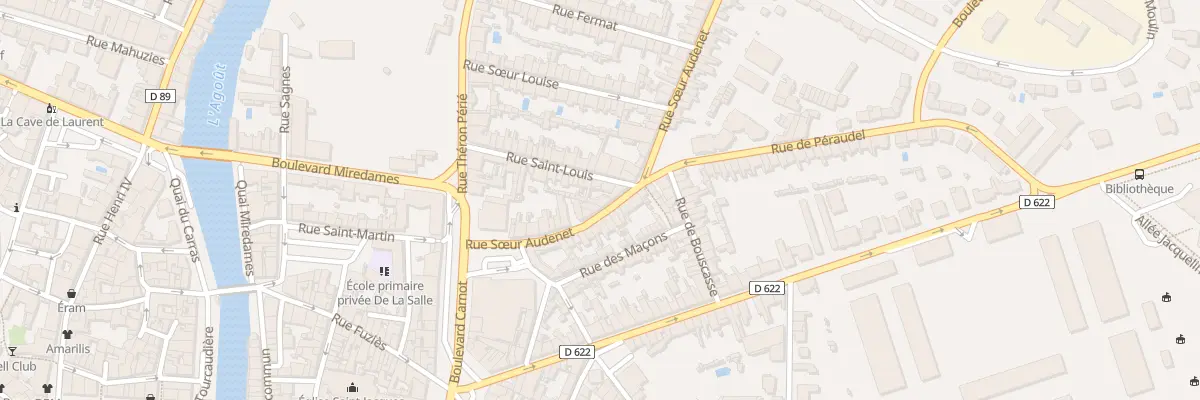 Plan du 24 Rue Saint Louis à Castres