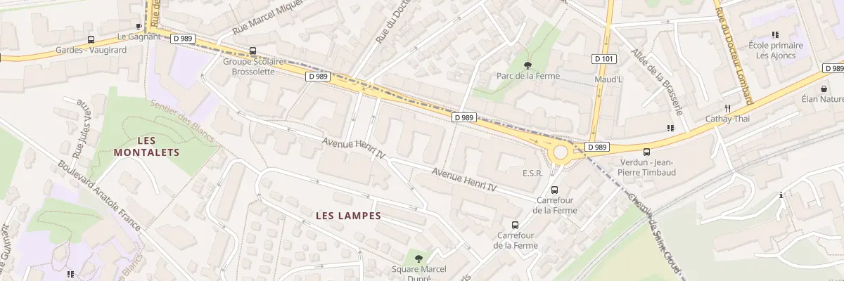Plan du 157 Av de Verdun à Meudon
